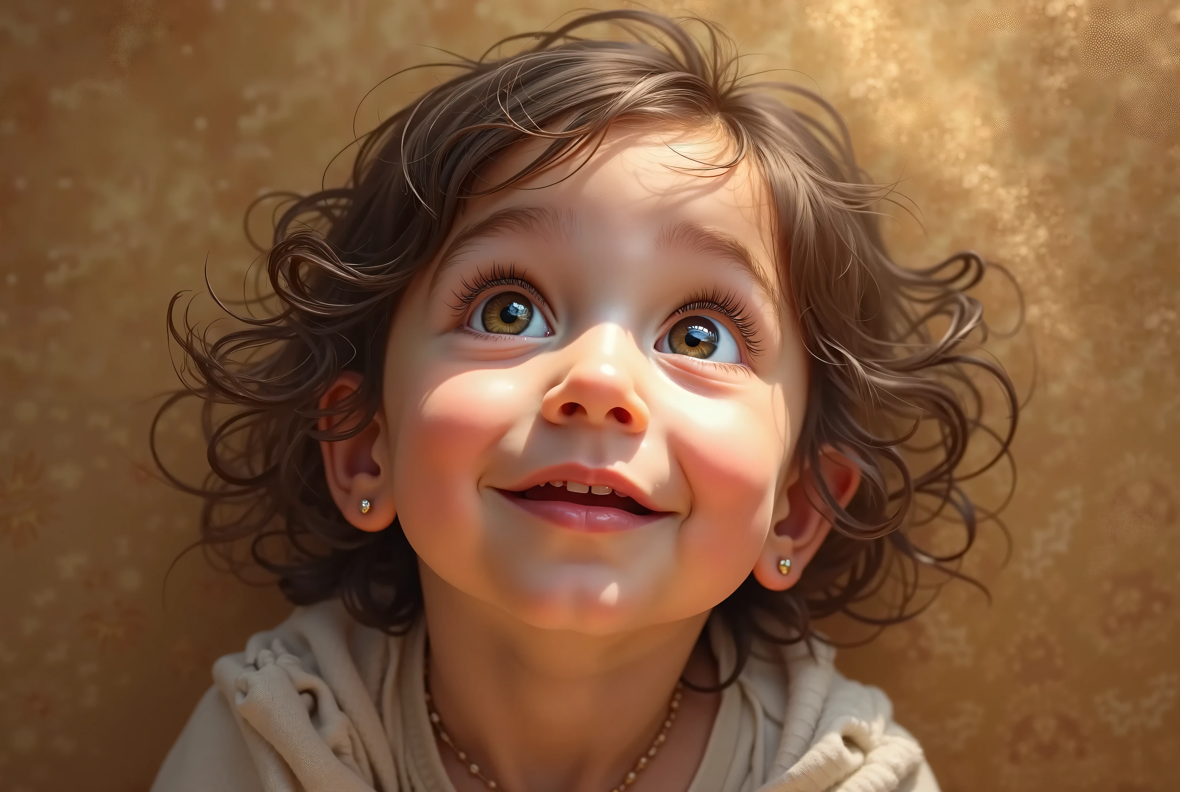 A bronze statue of a , very detailed, , long straight hair. burning smile, colourful drawing. white background. drawing style , filled line art, 2d.