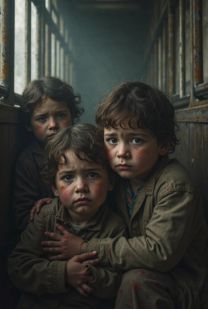 children crying