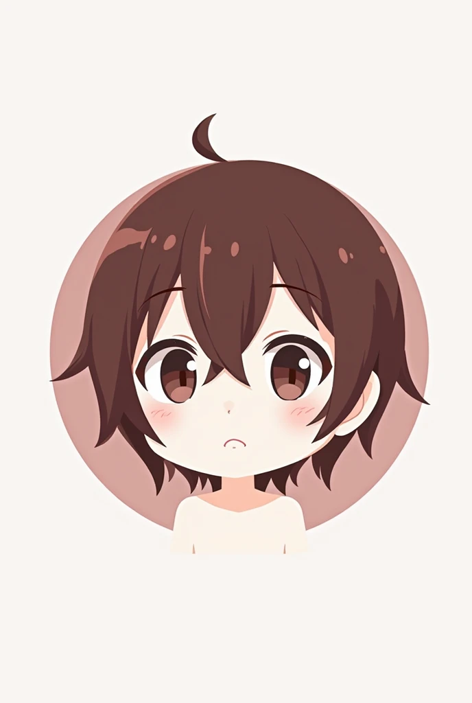 1man with short brown hair, blue eyes, tall, nude, black boxers, chibi style