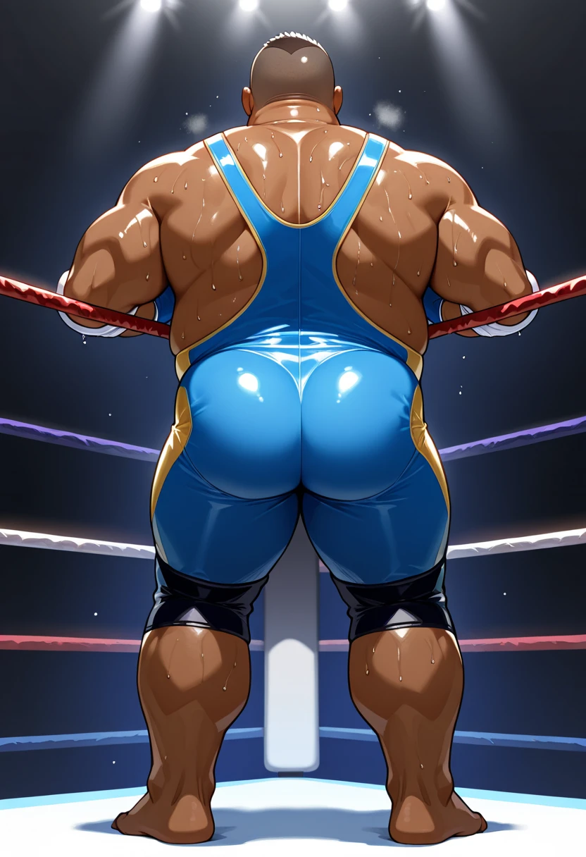 ((1girl)and(1fat man)),(height difference),hetero,(1girl) ,(trembling), pantyhose, (((cum in pussy))),(excessive cum), (1fat man,short stature:1.4),large penis,dark skinned fat man,interracial, anus, ass, barefoot, feet, girl on top, hetero, mating press, missionary position, pussy, sex, soles, spread legs, sweat, testicles, toes, vaginal,((((cross-section of uterus)))),((((veiny penis)))), motion lines, (((wrestling ring))),(masterpiece,best quality:1.3),(ultra-detailed,high resolution:1.2),(illustration),((an extremely delicate and beautiful)),(detailed background),