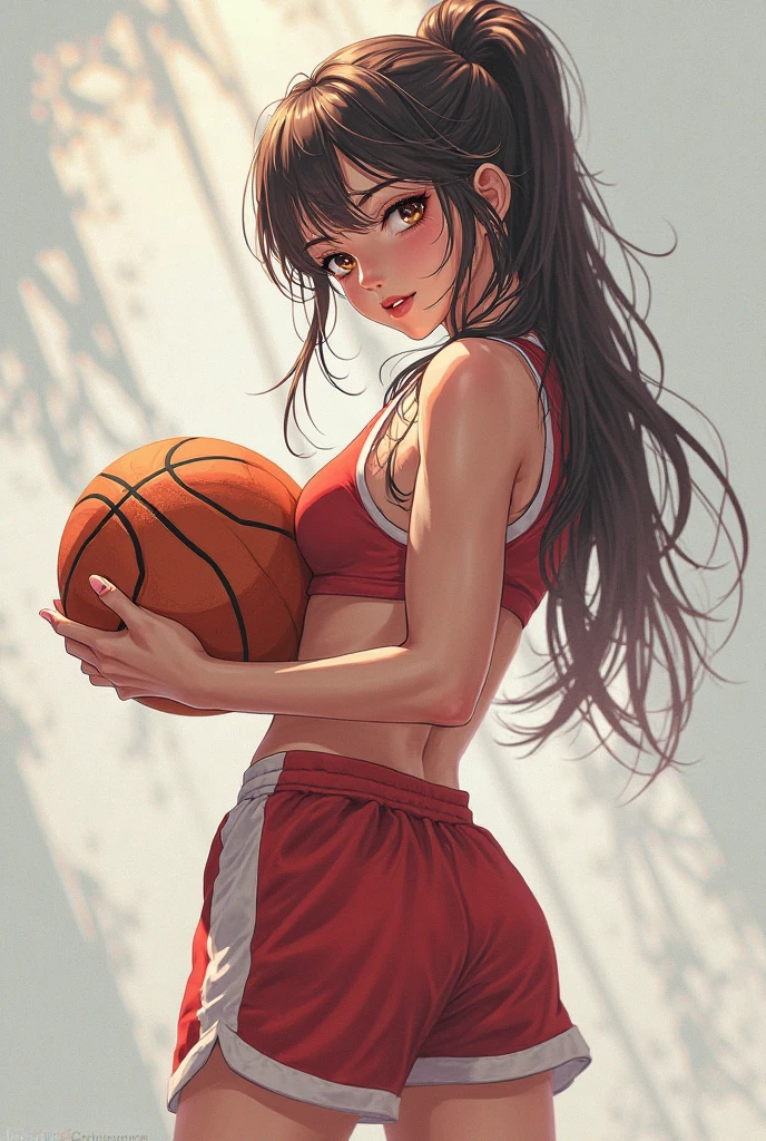 anime woman,sport