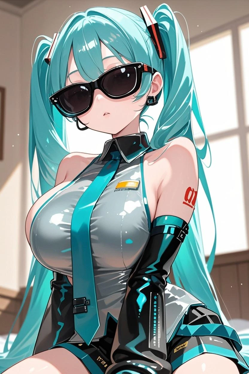 Big breasts Hatsune Miku,aquarelle,Hats