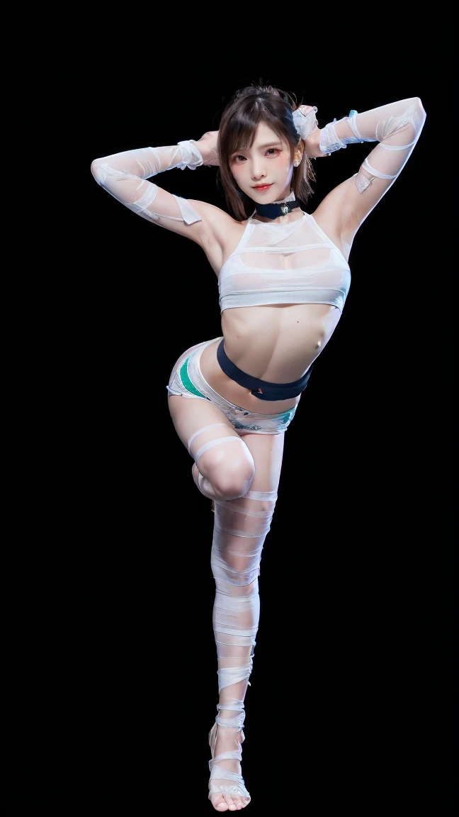 (masterpiece), best quality, expressive eyes, perfect face, HD, 4K, Thailand MMA girl, killer, tanned, (masterpiece), best quality, expressive eyes, perfect face, abs muscular, 1girl, beautiful face, thicker eyebrows, Beauty of beauty, (shinny skin, bob cut with movement), black eyes, eyebrows, Looking at Viewer, latex bodysuit, smiling look, smile expression, standing in frustration, Black hair, (large swaying chest, A slender,), full body, bandage wrapped legwear, muscles, collarbone, slim waist, slim athletic build, Studio Lighting, Muaythai headband, bandage MMA gloves, Sweating, underworld fighting room, Thai face, (masterpiece), best quality, expressive eyes, perfect face, Thailand MMA girl, killer, tanned, (masterpiece), best quality, expressive eyes, perfect face, 1girl, beautiful face, Beauty of beauty, (shinny skin, bob cut with movement), black eyes, eyebrows, Looking at Viewer, red polyester, Fatigued look, bloodthirsty expression, standing in frustration, Black hair, (large swaying chest, A slender,), full body, bandage wrapped legwear, muscles, collarbone, slim waist, slim athletic build, Studio Lighting, Muaythai headband, bandage MMA gloves, Sweating, temple background, Thai face, hard knee veins, MuayThai, perfect ???????, bandaged foot, feet, latex dolphin shorts, solo, cum inside, sperm inside, wet shorts, Mizuno brand clothing, kickboxing, kicking feet, kick pose, veins knee, two leg, bandages, bandage fighter, obliques, MuayThai, perfect ???????, bandaged foot, feet, MMA shorts, solo, cum inside, sperm inside, wet shorts, kicks, Her Name, Thai face woman, bleeding, wounded, bruises, rich wealth, tanned skin, tan skin, brown skin color, muaythai bodysuit, rich woman, wealthy, breast, nipples, vaginak pussy