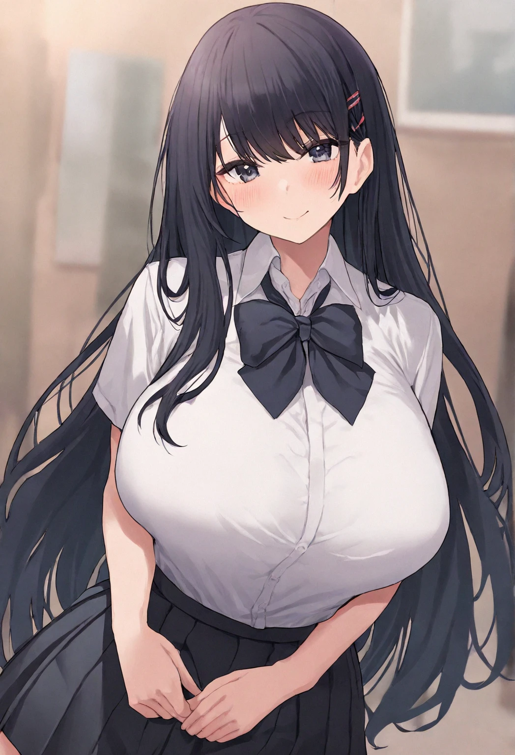 (masterpiece, best quality), 1girl, (solo), looking at viewer,
BREAK
blush, closed mouth, frown, embarrassed,
BREAK
<lora:kanon-maronmaron-v1:0.85>, muchimuchi-Kanon, (huge breasts),
BREAK
<lora:dating_attire_style4_v1:0.65> cyb dress, cyb shirt, cyb skirt, necktie, suspender skirt, suspenders, hat
