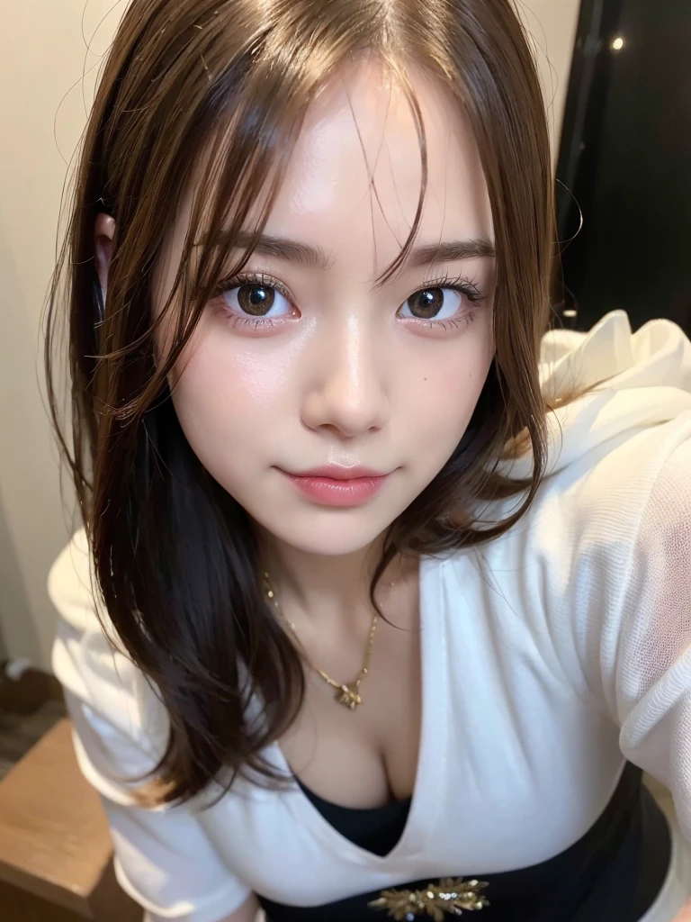 highest quality,live-action,whole bodyが映る、Kyoto、fine skin,beautiful breasts,clear、one piece、long brown hair, 8K highly detailed face,straight hair、smile、 perfect face shape,absolutely perfect lips,whole body、 beautiful body line,perfect nose、beautiful eyes,erotic expression,masterpiece, beautiful girl,Japan female, 26 years old,look up,face of shame、cool beauty、visible from head to foot、long legs、Are standing、Take a picture of your feet、perfect fingers