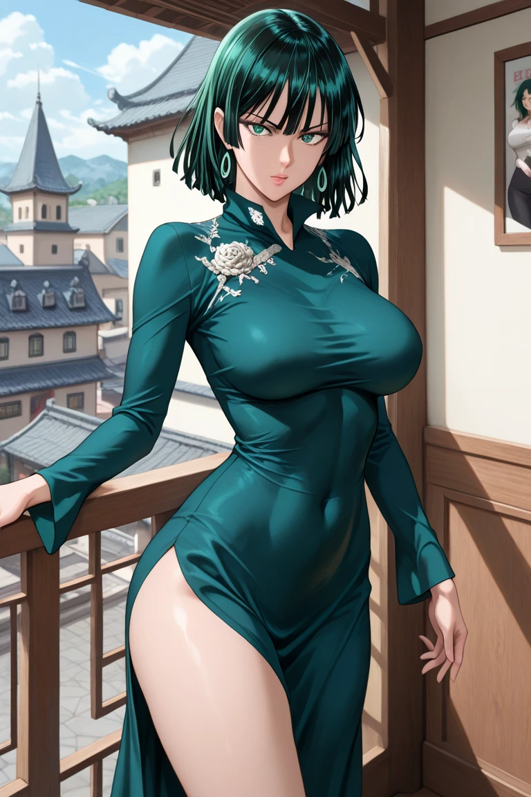 fw.yerin,green eyes,masterpiece,best quality,night view,rainy,cyberpunk city,wet clothes, kebaya_bali,green_kebaya_bali,large breasts,sweaty smile,show ,transparent  ,show armpits,get raped by 1 man