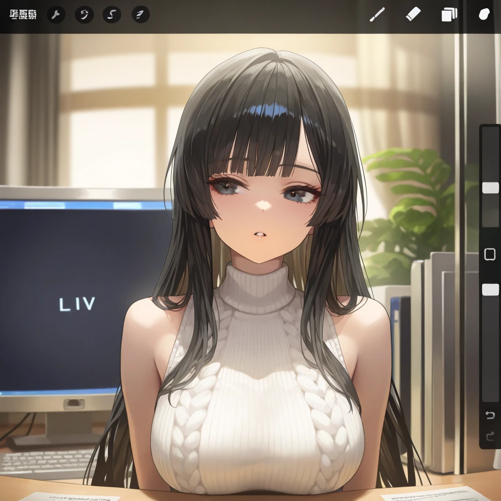 Sister in 4th grade、2 people、10 years old、125cm 、(All Nude)、Nipples、smile、