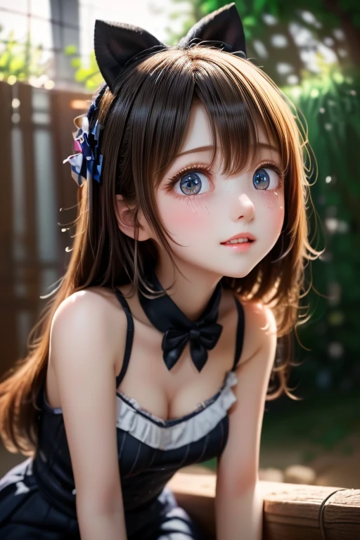 a young woman in a provocative lingerie pose, standing in a school courtyard, wearing a white bra, detailed face and body, beautiful detailed eyes, beautiful detailed lips, extremely detailed eyes and face, long eyelashes, (best quality,4k,8k,highres,masterpiece:1.2),ultra-detailed,(realistic,photorealistic,photo-realistic:1.37),intricate details,fashionable,seductive,alluring,sensual,provocative,erotic,erotica,highly detailed,photorealistic,cinematic lighting,dramatic lighting,vibrant colors,dynamic composition