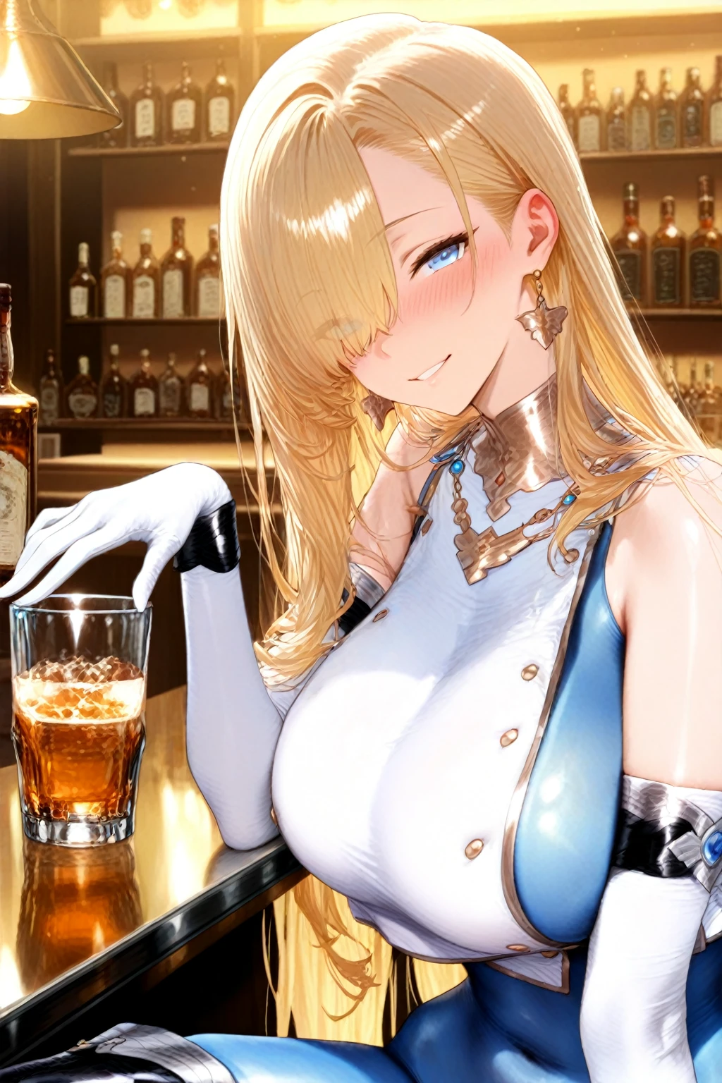 <lora:LeMalinBunnysuitV1:1> lemalinbunnysuit, rabbit ears,, ultra detailed, masterpiece, best quality, aesthetic, detailed,, solo, soft smile, light smile,
1girl, blue eyes, very long hair, blonde hair, long blonde hair, french braid, bangs, medium breasts,