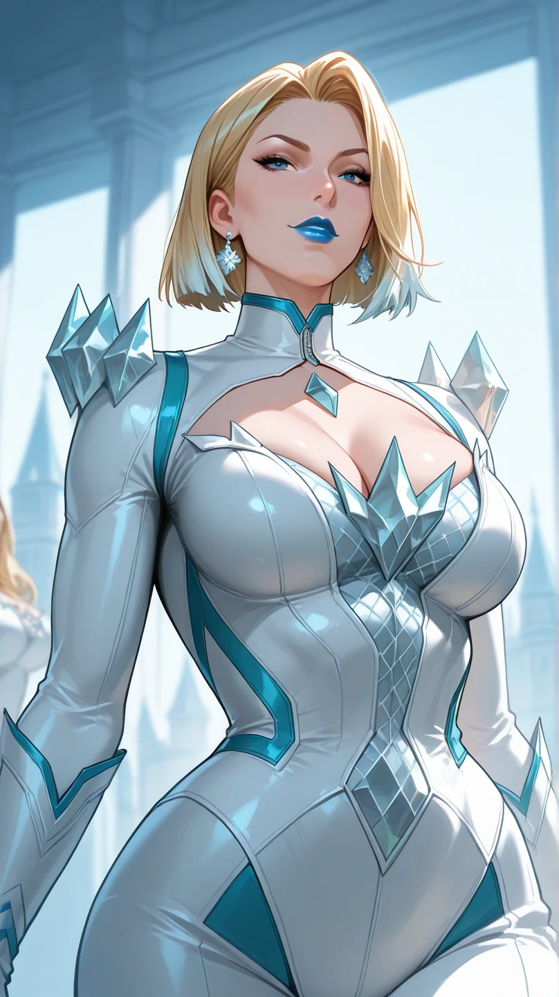 Targaryen Princess, Looks like Lauren Jerman, beautiful, Short white hair, Wearing a tight shirt, Pants that fit snugly at the hip, Expressive breasts, Beautiful indigo eyes, Delicate face, Waist-high, HD