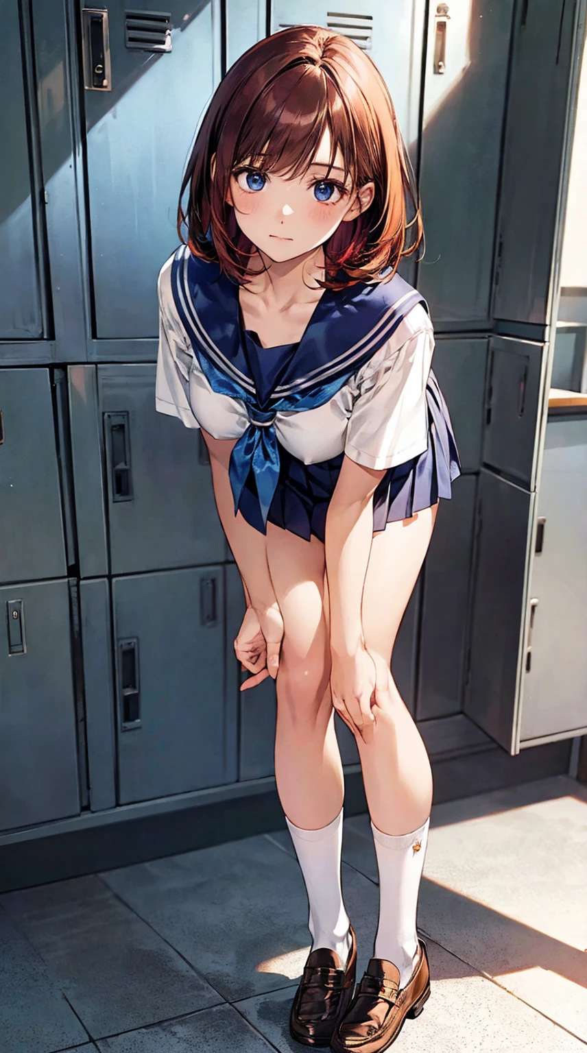 ((セーラー服の女性はセクシーにSchool corridorを歩いている:1.4), ((highest quality)), (Super detailed), (Very detailed CG 統合 8k 壁紙), Very detailed, High resolution raw color photos, Professional photography, Brown Hair, Twin tails, Great face and eyes, Slender body, (Amazingly beautiful girl), (School corridor, Many students are walking down the hallway, A student is looking out of the classroom window:1.3), (Stylish white satin side-tie panties), (show off panties:1.4), Exact number of arms, Exact number of legs, Perfect Anatomy, (Embarrassed expression, Surprised expression), Looking Back, Angle from behind, Beautiful Anime Women, Beautiful art style, Anime characters