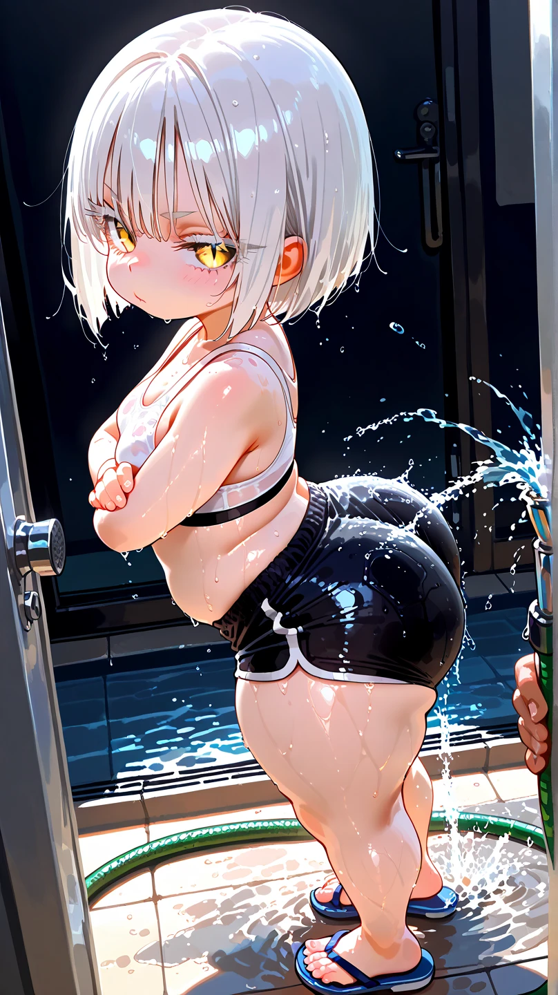 1 Girl's Ass、On ice、top-quality、lighting like a movie、figure skating costumes、Butt on all fours、embarrassed from、Full of milk、Covered in milk、Full of milk all over、full of sweat、