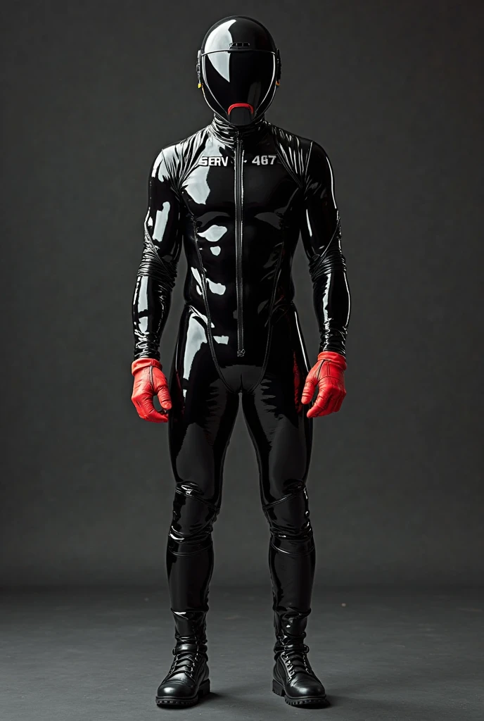 A young man,Sunny and handsome,No beard,chineseidol,Muscular body,large muscle,fully body photo,Lie down in bed,latex jumpsuit, latex shiny, latex legwear,latex glove,Wear latex clothing, wearing tight suit, Smooth pink skin, catsuits, Wearing latex, shiny plastic, shiny metallic glossy skin, Sparkly Colors, latex outfit, chrome bodysuit, cyberpunk glossy latex suit, Shiny, futuristic glossy latex suit shyexpression sullenness Irritated