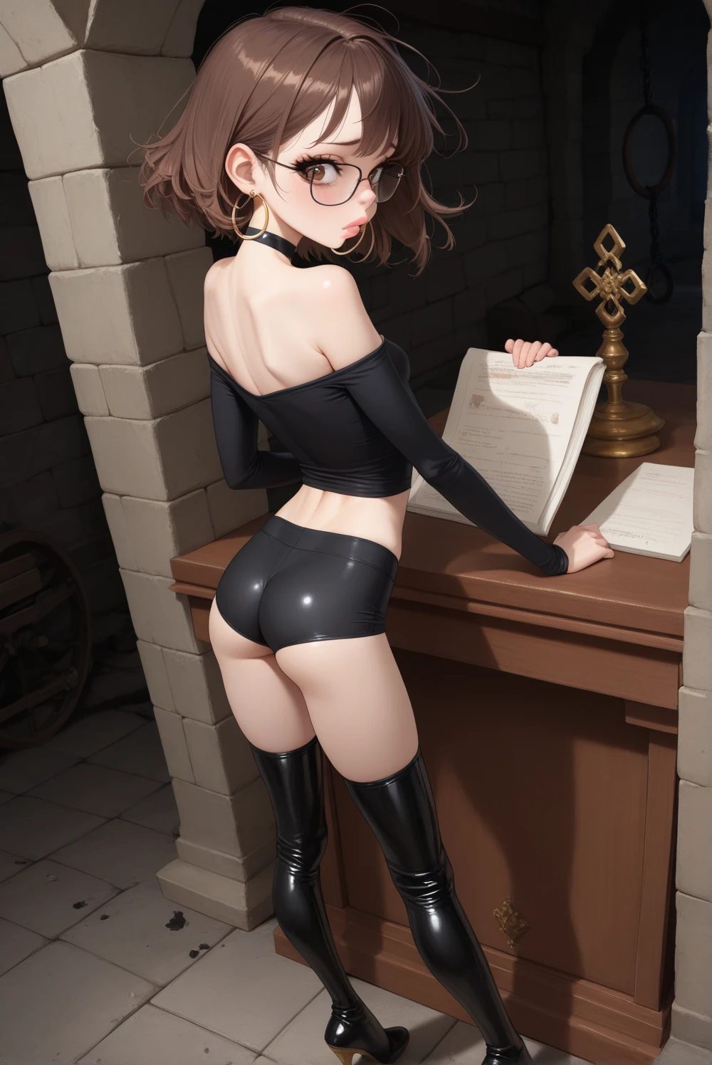 Scarecrow SexyFour Big Breasts Athletic Body Tactical Belt Robot Arm Choir Boot Witch Chapel Hairy NSFW Glasses