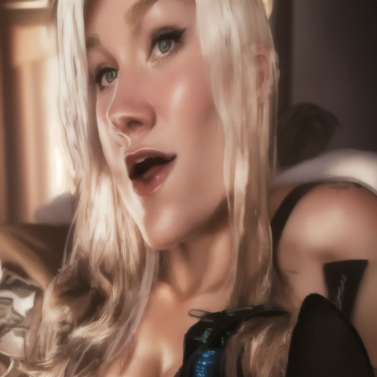 a beautiful naked Rhaenyra Targaryen, wide open ayes, looking to the viewer, tiny perfect tits, blonde long hair, necklace with red diamond, blowjob to a zombie, sucking penes, orgasm face, fuck angry, in the bedroom of a castle at night, (masterpiece:1.2),ultra-detailed,(realistic,photorealistic,photo-realistic:1.37)