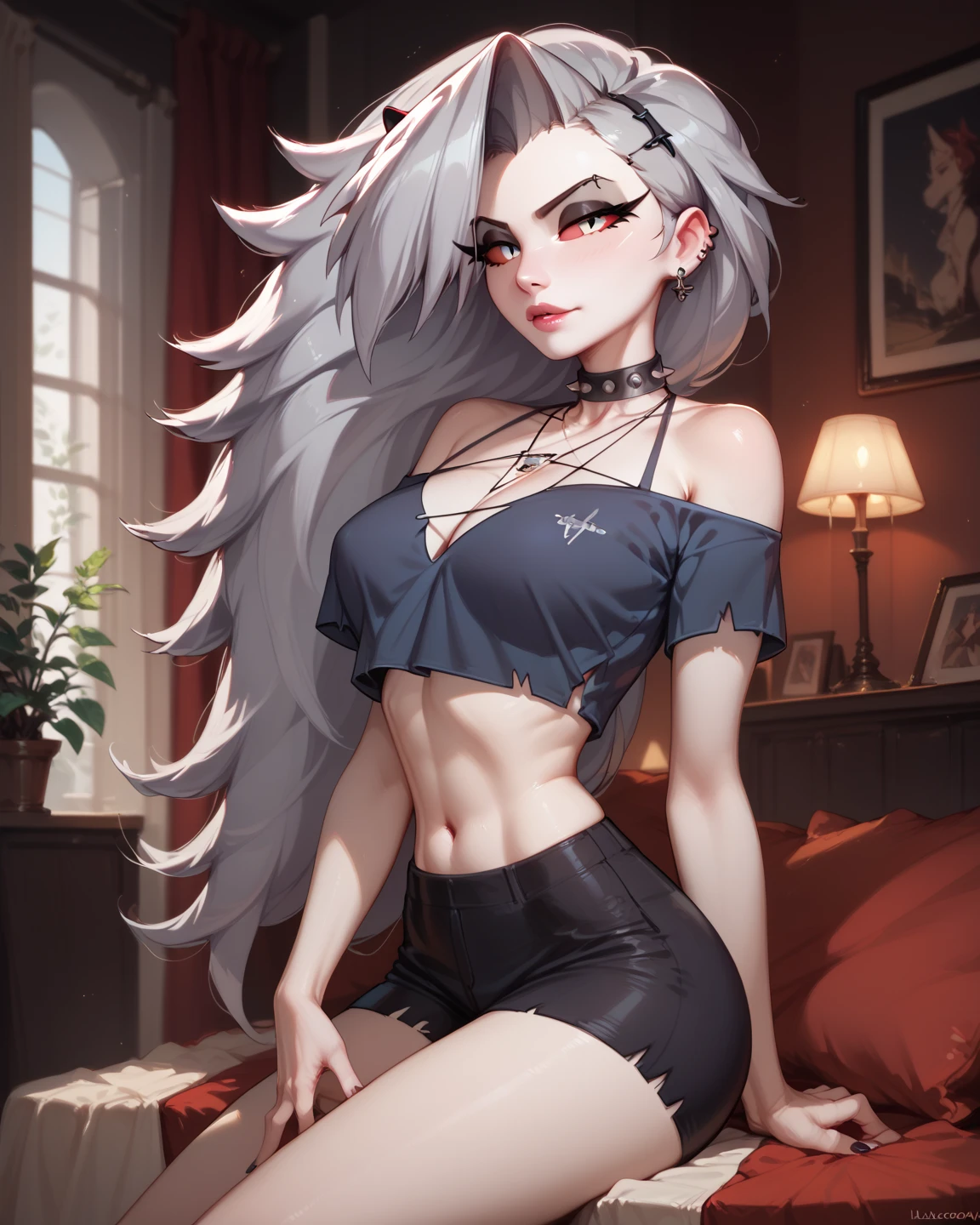 Loona (halluva boss) as a human