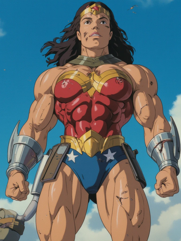 highres,High quality,(Beautiful), ((masterpiece)),(naughty man) (long black hair) (Eyes red) (muscled body) (wears a black leather jacket) (White tank top) (blue jeans) (sujo de sangue) (sorriso sádico e debochado)