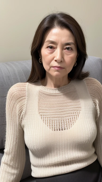 (((Alone))), Old woman, Older mature woman, Pure white background, gravure,  is facing the front, ((Center your face on the screen)), Shaped eyebrows,  correctly depicting lips ,Red lips,  flashy makeup, From the  up, masterpiece, Best Quality, Super detailed,  photorealistic , Super detailed細なスキン,  COMPLETE , (1 Japanese Mature), ( positive), 200 years old, ,  mature female politician wearing leather , Glamour,  , Chromo White Skin , looking at viewer,