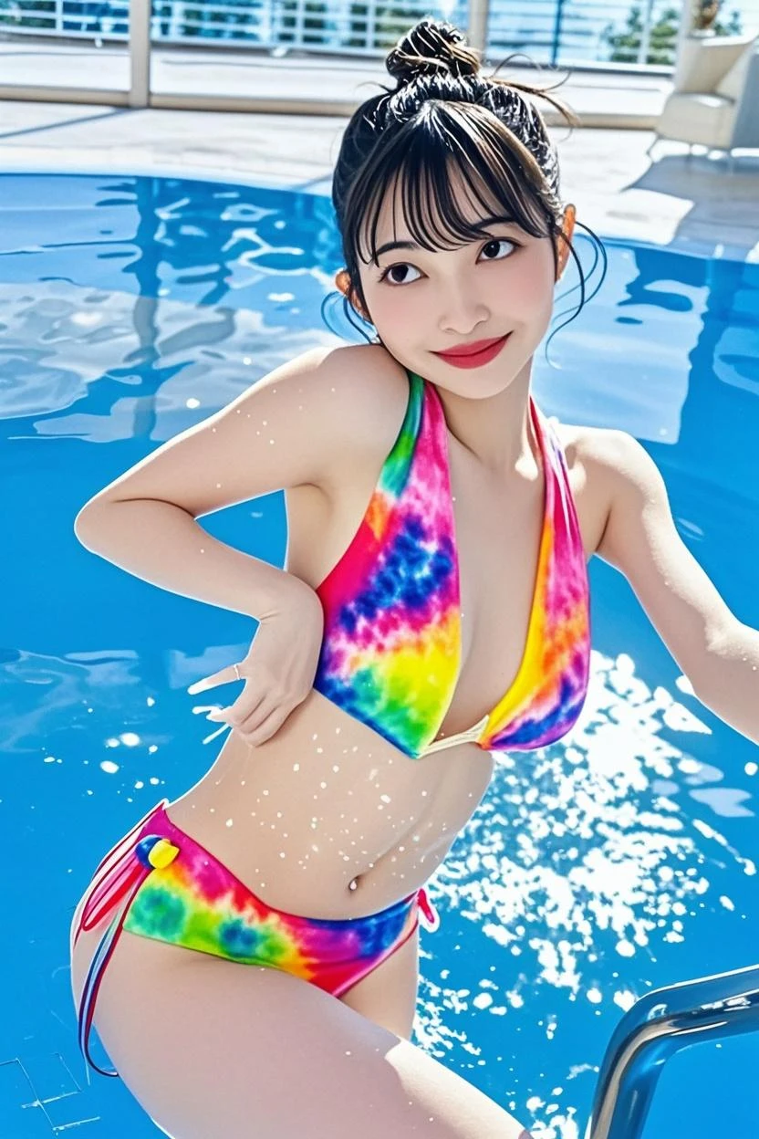 Leila (masterpiece), (Highest quality), (Super detailed),(Disheveled Hair),(figure), (1Girl), Beautiful fine details,Delicate and beautiful face,FloatinG,(hiGh saturation),(Colorful splashes),Colorful Bubbles,(shininG),Focus on the face, sittinG inside a Glass ball, G;ass caGe, Golden stars and lanterns