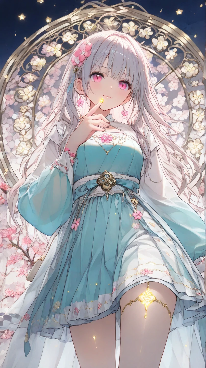 Healing winds、Close your eyes、Blowing in the wind、kawaii girl