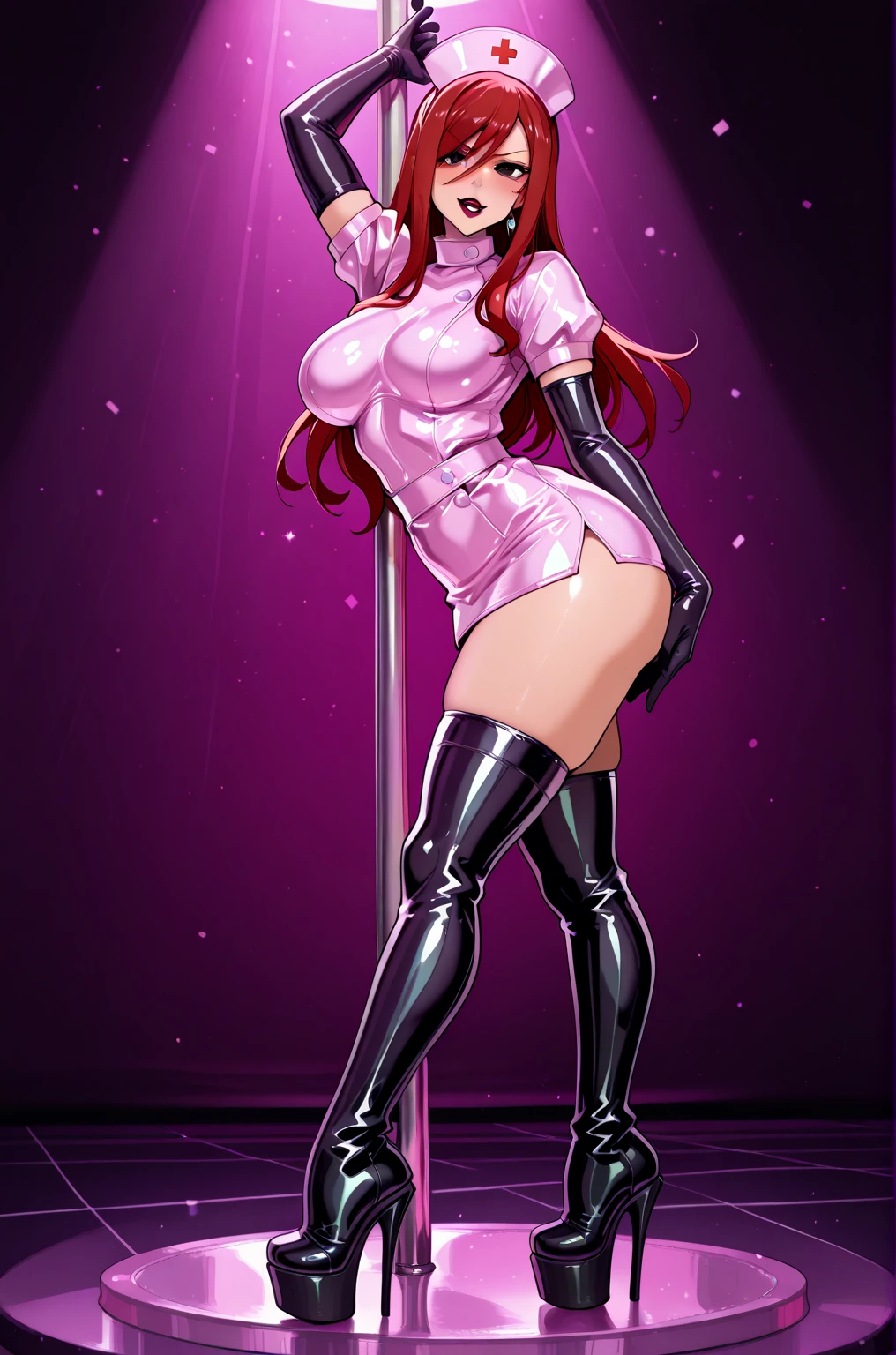 radiant lighting, vibrant colors, whimsical atmosphere, 8K, high resolution, highly detailed, masterpiece, stockings, earrings, eyeshadow, (very long hair:1.3), (((anal sex with prostitute:1.4))), (((iam being fucked)))