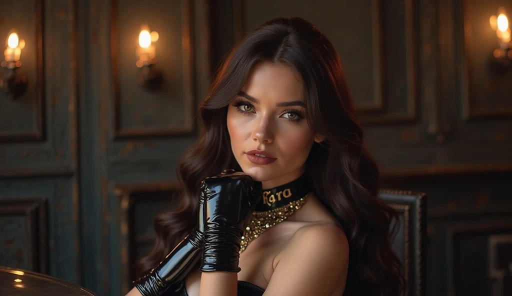 adriana lima, thick brown hair, Hot , Ukrainian girl, wavy brown hair, Dasha Taran, pretty beautiful brunette, (solo one girl : 2.0), full shot, (((masterpiece:1 0))), (hyperrealism:1 5), High Detail RAW color Photo, Stunning young french girl, beautiful girl, model girl, (outside moulin rouge), night, red steampunk ringmaster tailcoat, hat, Cigarillo with smoke rising, seductive grin, smokey eye shadow, high detail skin, high detail eyes, seductive eyes, smokey makeup, wild blonde hair, Wavy Cut with Curtain Bangs, high detail hair, long wavy hair, detailed clothing, intricate clothing, beautiful Super Detailed, Best Quality, Professional Lighting, Cinematic Lighting, beautiful dramatic lighting, shallow depth of field, physics-based rendering, 8k, Bokeh, highest quality, ultra high resolution, professional, 4k, highly detailed, .