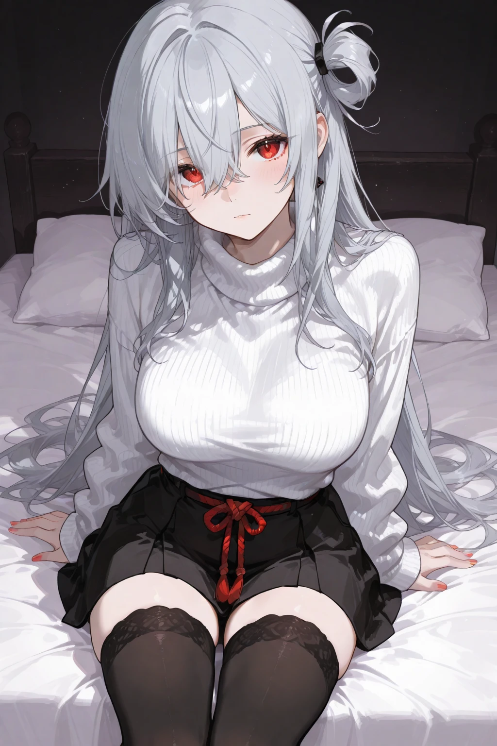 masutepiece, Best Quality, Extremely detailed,top-quality、Full limbs、complete fingers、Slender beauty、solo,knee high、Small eyes、a junior high school student, Sleeping, (Sweating:1.3), Bedrooms、wearing school uniform、Lying down, Wet hair,(flat chest, small tits),vibrator,(The vibrator is inside her:1.2),(love liquid is dripping from her crotch:1.2), Coercion of sexual sensations, blush, Heavy breathing, (Steam breath:1.2), Spread legs,widening the uterus,Trembling girl,(masturbation:1.5),Ecstasy, (orgasm:1.3),(Breasts out:1.3),bottomless,Tears at the corners of the eyes,clit, vagina, 8K, 超A high resolution, Official art, Illustration,