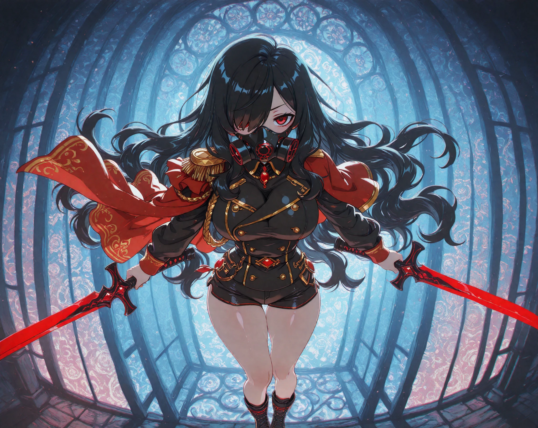 1girl,pirate, sea privateer, bandit clothing, weapon,sfw,beautiful clothes,(masterpiece, anatomically correct, high details, high quality, 8k)