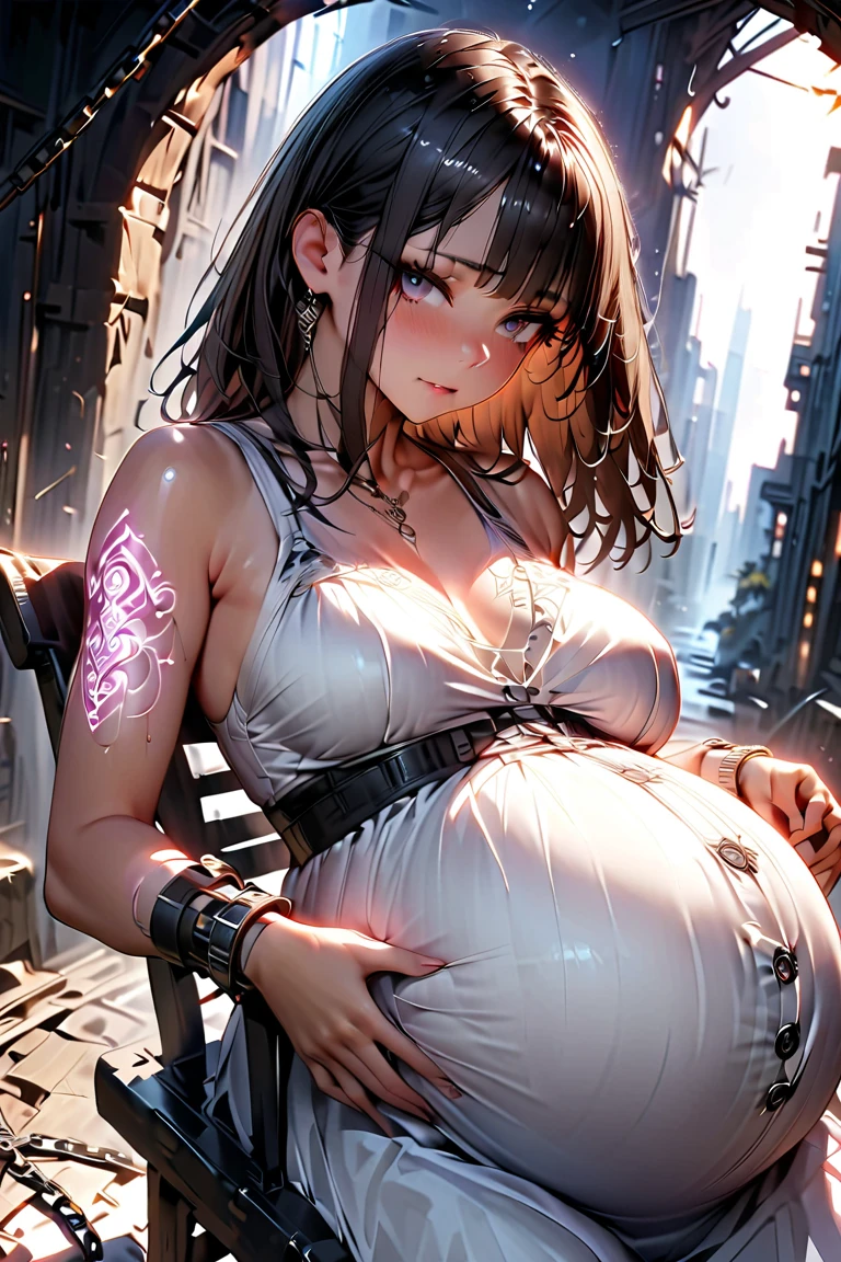 Hair Bow, black hair,Huge Baby Bump pregnant, School girl, Huge boobs, nipple, cum, Big Black Balloons,16 years girl, Huge pregnant Belly, Huge Pregnant girl, Largest Belly of Pregnant, Huge Pregnancy, background hotel room, Huge 9 months Pregnancy Belly