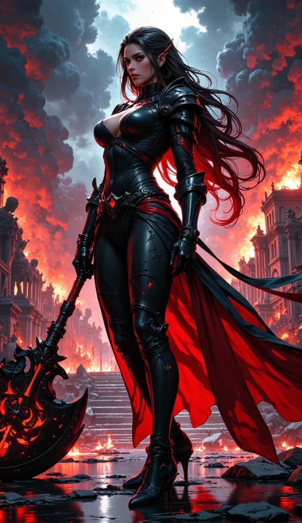 (((best quality))), (((ultra detailed))), (((masterpiece))), illustration,(The dark red blood cloud floats in the air,the red bat,blood magic),1girl,sex, perfect face,One of her hands waved a whip, volumetric lighting,sexy girl wowdk,crazy smile,red blood rain, crow,graveyard, fantasy, underground castle, ((muted colors, night, darkness)), makeup, mascara,translucent Skin, HALFTONE,cloud,LIGHT_PARTICLES,eldenring\(malenia\), 1girl, winged helmet, red cape, (malenia_blade:1.3), covered eyes, blood,red hair,(cursed_left_arm:1.3), <lora:DW:0.7>,, pug, (dark, horror, scary:1.2),(creepy, eerie, spooky:1.2),(surreal, dreamlike:1.1),(monster, creature, alien:1.2),(blood, gore, violence:1.1),(fog, mist, haze:1.0),(ghost, spirit, apparition:1.2),(skull, bone, skeleton:1.1),(tattoo, body art:0.75),(piercing, nose ring, lip ring:1.0),(hairstyle, color, wavy, curly:1.0),(goth, punk, emo:1.1),(jewelry, necklace, bracelet:1.0),(dark makeup, eyeliner, lipstick:1.1),(knife, weapon, sharp:1.1),(broken, shattered, cracked:1.2),(abstract, geometric, patterned:1.0),(shadow, silhouette, backlight:1.1),(glimmer, shine, sparkle:1.0)., milf, adult, 30 years old, ((masterpiece,best quality)),2girls, black kimono, black legwear, black ribbon, black hair, cherry blossoms, day, flower, hair bun, hair ribbon, japanese clothes, kimono, long hair, looking at viewer, looking back, multiple girls, obi, outdoors, (red devil eyes), red hair, ribbon, high heels, single hair bun, stairs, standing, statue, torii, tree, white kimono, full body, masterpiece, hyperdetailed, best quality, ultra-detailed, lens flare, glare, colorful flower, loraeyes, photoreal, backlighting, girl, translucent skin, subsurface scatter, supermodel, slender, taken off clothes, undressing, black longhair, loraeyes