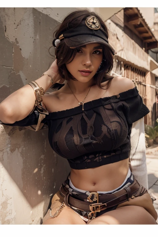 mariachi woman, covered nipples, <lora:covered_nipples_v20:0.6>