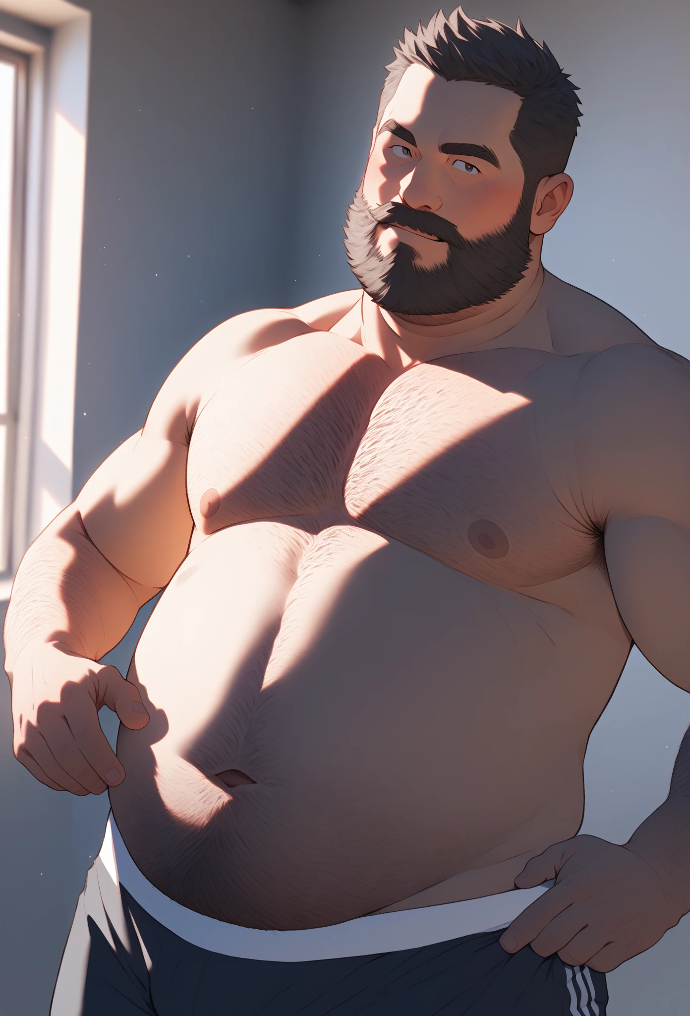 masutepiece,High quality,Highly detailed,intense scene, solid, Gritty reality setting for 50 year old sexy fat bearded man,full of sweat,Full body,Big belly,((Wearing a white shirt and white trunks)),Stunned face,Open the legs,In the darkness, Varied Camera Angles in Photography.Sentado no banco do carro, sexo no carro, 1 chubby man with falando ao Celular , gesturing with hands, conversando com o expectador, ((he is a construction worker he is working in construction)). fotografia de Corpo completo imagem de corpo inteiro , ele trabalha de encanador, ele trabalha de pedreiro, ele trabalha de eletricista, he works as a metalworker. He has a cap, he has a hat, He wears prescription glasses, he wears sunglasses, ele tem barba curta, ele tem barba enorme, he is stroking his crotch looking at the viewer. Ele tem anos, idoso, cabelo grisalho, barba grisalho. He wears a digital watch on his wrist, He wears several Nordic bracelets on his wrist., he wears a gold chain around his neck. Ele usa pulseiras de prata no pulso. Corpo de homem urso papai americano, he is taking off his shorts he is taking off his underwear with his hands for the viewer to see. View from below close to the groinOnly plump, chubby, extremely thick thighs, large belly, fat, very bearded, sunglasses with clear lenses 60%, he is a lifeguard and he is only wearing white or bluish yellow or gray swimming trunks full body photography , foto3D estilizado, Arnold Maya render, with hands Gesturing with hands holding testicle with hand,
((genital Masculino glande peniana tamanho anormal, phallus size gigantic phallus super long phallus inclined fallen, dropped balls)),
sensualizing with the hand on the crotch, Acariciando as bolas,
ejaculando exageradamente, Gozando sem limites, Jorrando jatos de esperma da glande peniana,
corpo muito suado, suor extremo no corpo.
Big tongue laughing. Genital Masculino tamanho largo exagerado GG comprido e
norme
.Genital Masculino tamanho hiper longo, genital Mascu