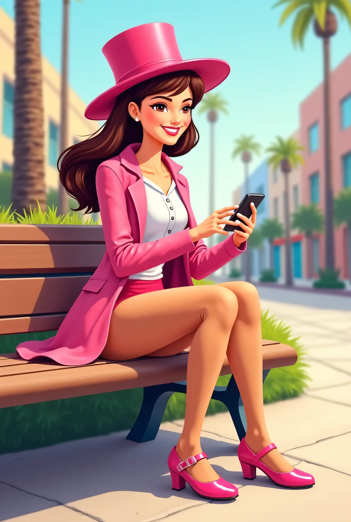 beautiful brunette model with braided loose pigtails, sipping on an iced matcha latte, near the subway in the middle of NYC, [full body shot] professional, (4k image:1.1), (Sharp Focus:1.3), Very detailed, detailed face,  (attractive young woman:1.3), (seductive:1.1)