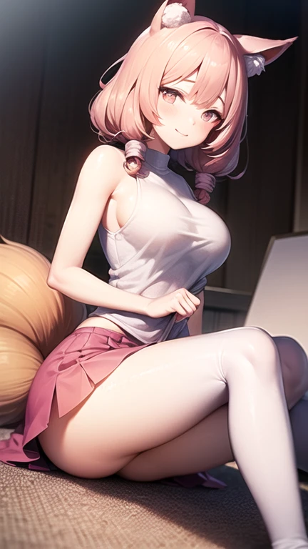 ((((highest quality)))), (((Ultra-precision CG 16K))), (((masterpiece))), (((Very detailed))), (((Extremely detailed))), (((Black outline:1.3, Written boundary depth:1.3 , Written black outline))), Blur, Bokeh, Maximum clarity and sharpness,Multilayer Texture, Surface Shading, Cinematic lighting, Beautiful details sparkle ,Perfect Proportions, Limited to one woman, BREAK accurate, Anatomically correct, Highly detailed face and skin texture, drawn in detail, Highly detailed facial and skin texture, Detailed eyes, beautiful hair, Beautiful Japanese Idol face, Beautiful and beautiful eyes, Beautiful body, Beautiful breasts, Beautiful thighs, Beautiful legs, Beautiful fingers, (Beautiful views) , skinny body, ((Beautiful Skin)), ((Skin Texture)) BREAK breast enlarged, large Breasts, perky breast, (blush, smiling:1.3, brown eyes, pink cheek, Double eyelids, Thin eyebrows, narrow eyes:1.3, Natural cheeks, Glossy skin, Fair skin:1.2, (Glossy lips:1.4, shiny lips: 1.4 ), high school student, Attractive adult woman ) , Long-Hair:1.3, straight-Hair:1.3, Hair Intake, Inner hair color, [(gradient hair from navy to yellow:1.4):0.4], BREAK (spring-casual, wearing see-through outer-outfit) , nail art, necklace, Bridal Ring, wearing a watch BREAK (Sitting on the floor holding your knees, from front, from below, bust up, closeup breast ,plaster figure , sculpture , statue)