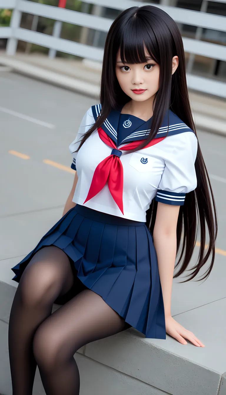 (8K、RAW Photos、top-quality、masterpiece:1.2)、(realisitic、Photorealsitic)、女の子1人、((White shirt with long sleeves、a sailor suit、red necktie、Below-the-knee length navy pleated skirt))、(High School Girl)、28 year old、Skirt Rolling Up、gals、Lots of lashes、Lame on the eyelids、Dark Red Knee-High Socks、Skeletally correct、crotch open、wavy twintails、Cute smile、Sweaty body、attractive body beautiful perfect body、V-line emphasis、Hands behind the head、Beautifully aligned fingertips、