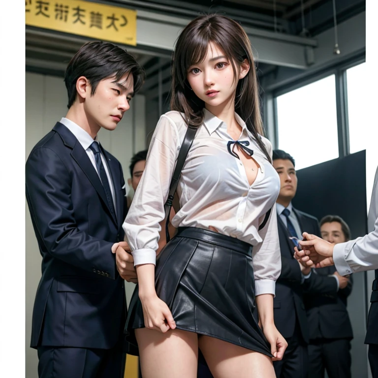 ,masterpiece, highest quality,,cybernetics、Two men and two women、Naked