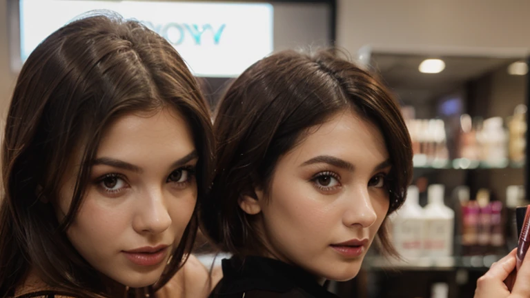 Make Jennifer Lawrence and Emma Stone look like black-haired twin sisters