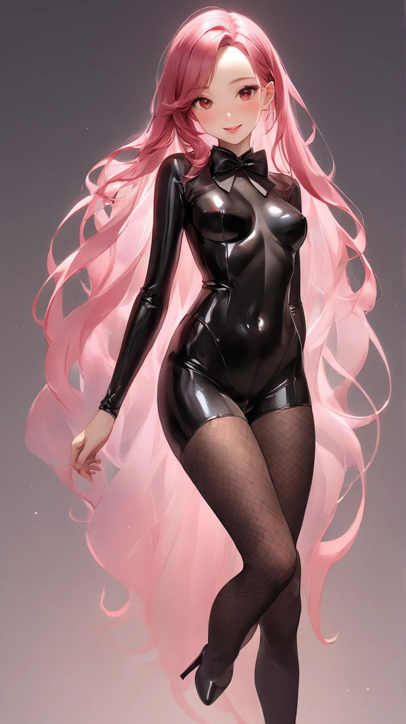 Light pink internal frame,
mellow, Clear Top,
Wearing transparent leggings,
Beautiful woman,
Long legs,
Machine-filled thighs,
Wearing golden caterpillar,
Show off the beautiful shape of the top,
Full body image,
full image,
beautiful Long legs,
Curve shape,
best quality,,
Standing