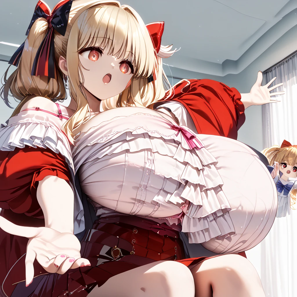 mastute piece, Best Quality, insanely detailed, 8k cg, 1 man and 1 girl, (((girl sit on man))), (((man in below))), (((mail genital in femail genital))), (((woman on top))), squatting, spread legs, knees away, front view, straight view, from below, shoot full body, looking down, perfect face, detailed face, very cute face, 12yo, (voluptuous bust:1.4), perfect detailed tits, (perfect detailed bare gigantic teats, perfect detailed bare gigantic areola:1.4), slender waist, (top-less, expose tits, tits out, no bra:1.2), no pants, no skirt, no panties, (bind tits by rope, bind arms by rope:1.4), arms down behind back, no hands, no fingers, wide smile, full-face blush, sweaty, wide open mouth, wetting femail genital, (outside city:1.3), uncensored, copulation, sex, hetero,