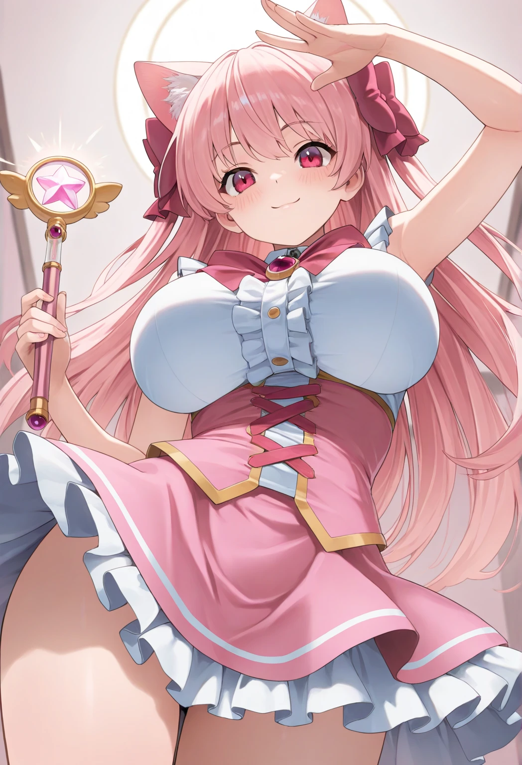 A woman with big ,Gorgeous woman,Mature((Magical girl)),transparent,Lace,Ribbon,Exquisite,Long hair,Cleavage,Hip tattoo,,blush,Enchanted magic,,