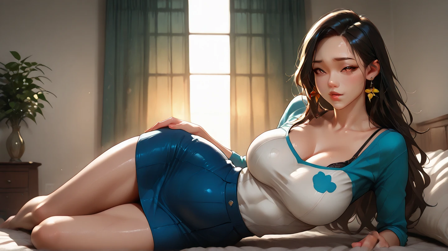 Huge breasts,huge tit,revealing breasts,cleavage,?????? outline,Super large breasts,A sagging breast,Sagging breasts