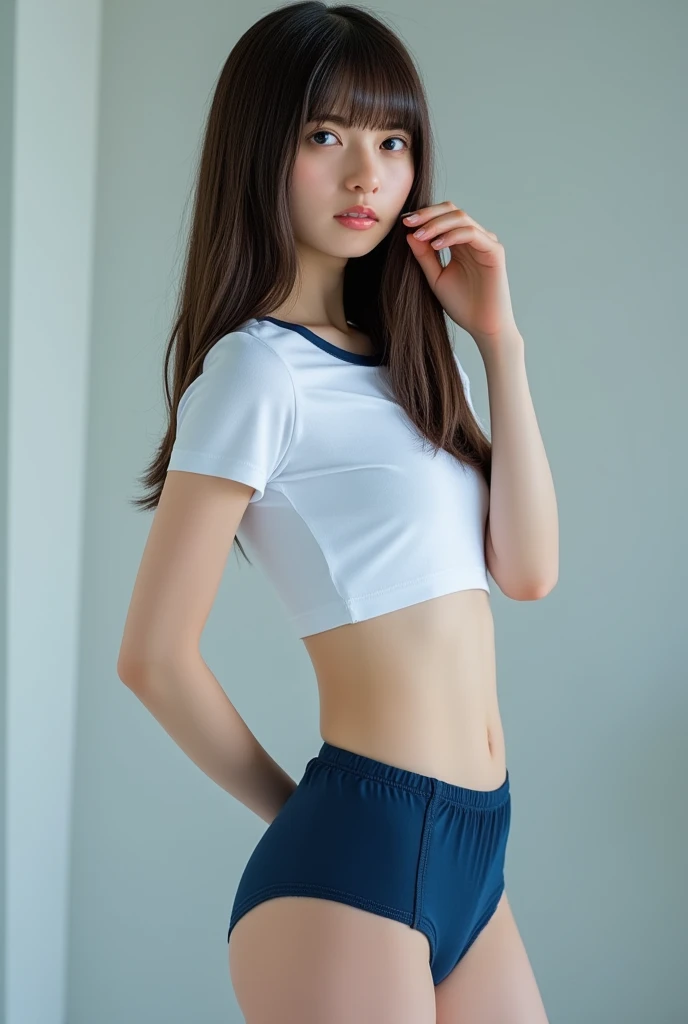 8K quality、High resolution、Realistic skin texture、High resolutionの瞳、woman、Sleeveless tennis wear、Miniskirt with no panties、Princess Hair、thin、Bare crotch、リアルなwoman性器、Small breasts、Blonde、thin脚、Sweating profusely、Sweat accumulates in the chest、Taking a daring bath in the park fountain、A neat and realistic navel、slouch、Touching the groin、Ecstatic expression、Shooting from behind