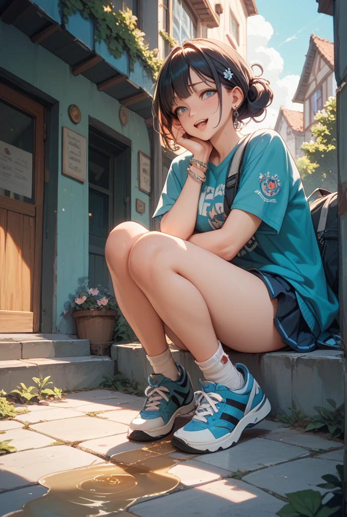 Real, Elementary School Student, Girl, Big, Clothed, --auto --s2
