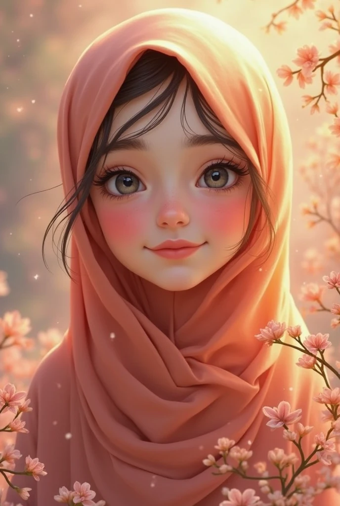 18 yo girl in a forest with floating flowers, river, puffy, puffy cheeks, cute,
vibrant colors, colorful art style,
soft lighting, soft shadows, detailed textures, dynamic lighting,
nice hands, perfect hands, muslim, pray, hijab