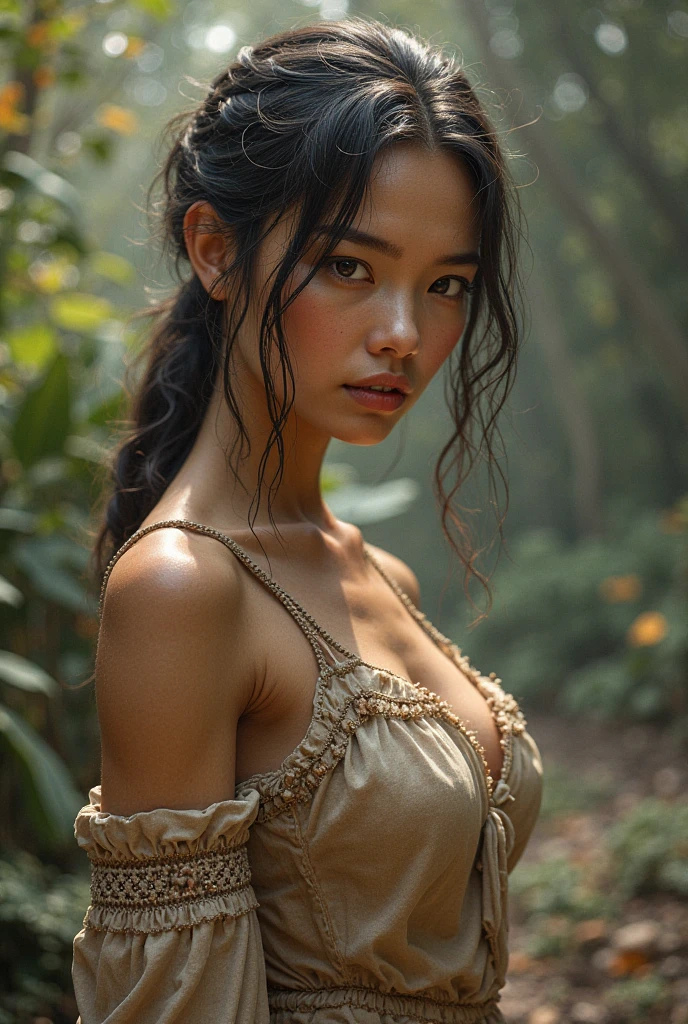 Photorealistic, 20 year old Caucasian woman, full body, suspender belt, green eyes, black hair, detailed face and body, small golden necklace, natural lighting, high resolution, photoRealistic, (Best Quality,8k,high resolution,masterpiece:1.2),ultra-detailed,(Realistic,photoRealistic,photo-Realistic:1.37)
