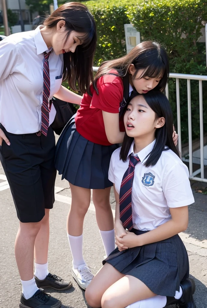 nsfw,Forced rape of Japanese toddler under 5yo,((torn spread school uniform:1.25)),thigh focus,up skirt,Under 5yo shows off serious spread vagina,((Vaginal is detailed and clear)),((Showing menstrual blood from Vaginal under 5yo:1.4)),brown hair,((crying face)),((a single tear,A stream of saliva)),Serious baby-making fuck with a child under 5yo,Even as a , I realized that you were trying to get me pregnant.,curly hair,very short twintail rough hair,braided bangs,(An old man clinging to my little self(hetero):1.4),Daily life of a homeless toddler(Park under dim street lights late at night),dark background,A large group of young children are all forcibly raped with their crotches exposed.(Escape Fails: Forced Orgy Rape Begins),Absolutely forced fuck everyone,Fucking in an open-collar nude shirt with buttons that come off