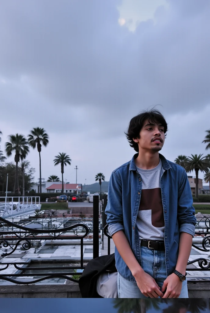 Change background handsome boy, realistic face 10k ultra realistic