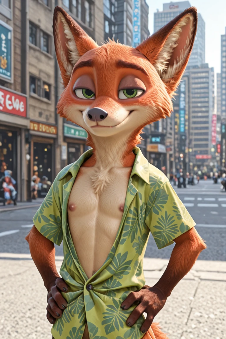 anthro Furry boy naked in public