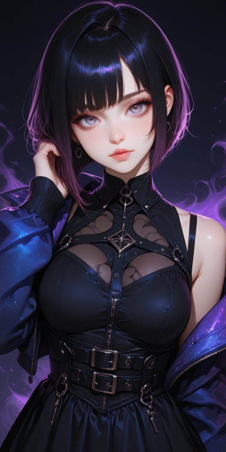(masterpiece), best quality, emo, emo girl,sadgirl, red hair,cute, tatto, close up,short hair, blue eyes, black clothes, sensual, glowing eyes, asthetic,style, stylish,detailed eyes, detailed hands, detailed face, drops of water, drops, full body, elf woman
