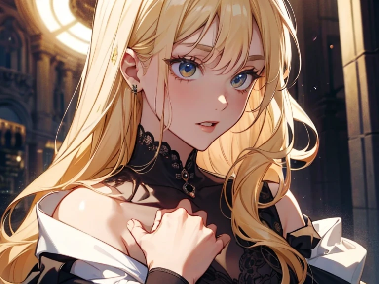 ((pale skin)), ((pearl skin)), (((uper body))), olsen01, ((look camera)), portrait of ((stunningly attractive)) a sexy woman ((perfect feminine face)), intricate, 8k, highly detailed, (extremely detailed CG unity 8k wallpaper), ((square jaw)), (well defined jaw), (downturned lips), (detailed anatomy), Hyperrealistic full shot body image, trending on CGSociety, Intricate, High Detail, Sharp focus, dramatic, volumetric lighting, digital painting, intense, modelshoot style, (extremely detailed CG unity 8k wallpaper), full shot body photo of the most beautiful artwork in the world, pearl skin, professional majestic oil painting by Ed Blinkey, Atey Ghailan, Studio Ghibli, by Jeremy Mann, Greg Manchess, Antonio Moro, trending on ArtStation, photorealistic painting art by midjourney and greg Rutkowski